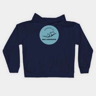 Life Aquatic blue dolphin Kids Hoodie